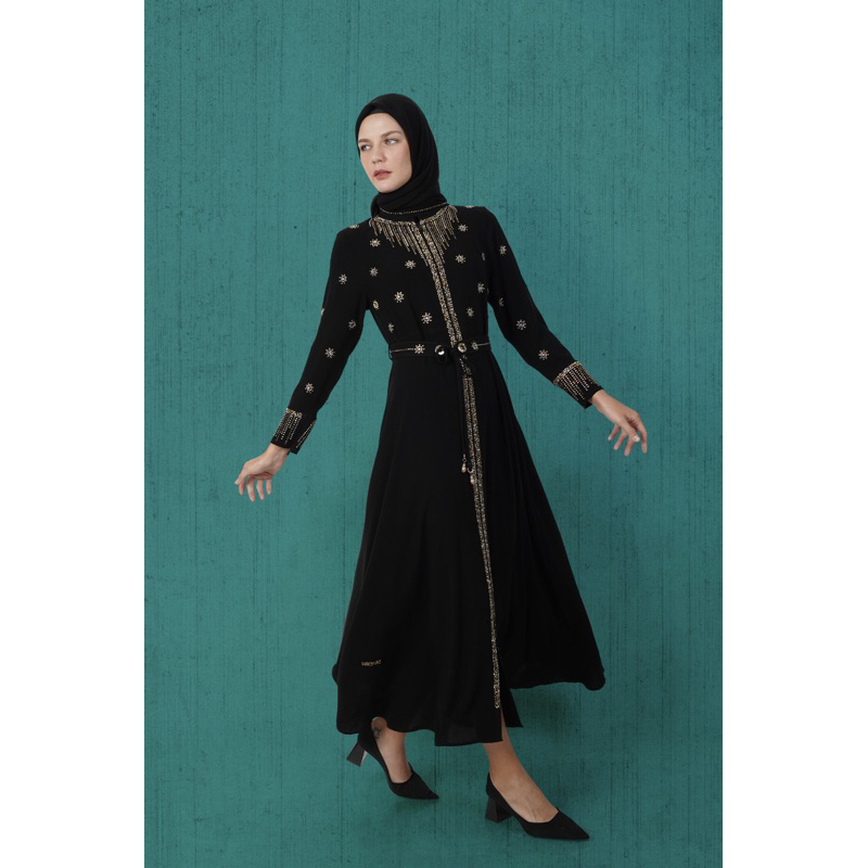 Gamis abaya hikmat terbaru A3099