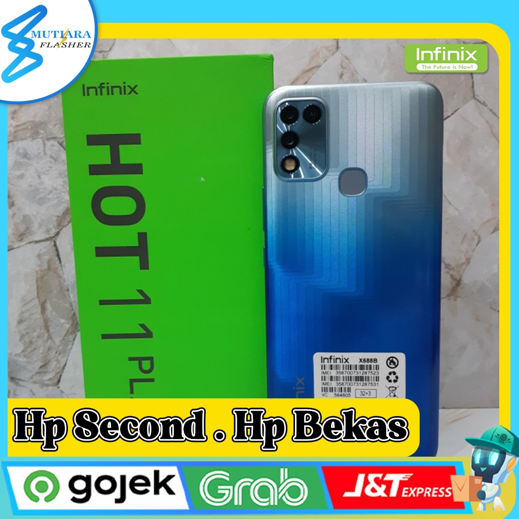 Infinix Hot 11 Play Ram 3/32GB | Ram 4/64GB Second Original