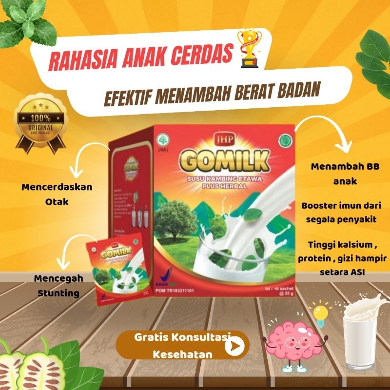 

GOMILK SUSU ETAWA HERBAL ENAK TIDAK BAU KAMBING