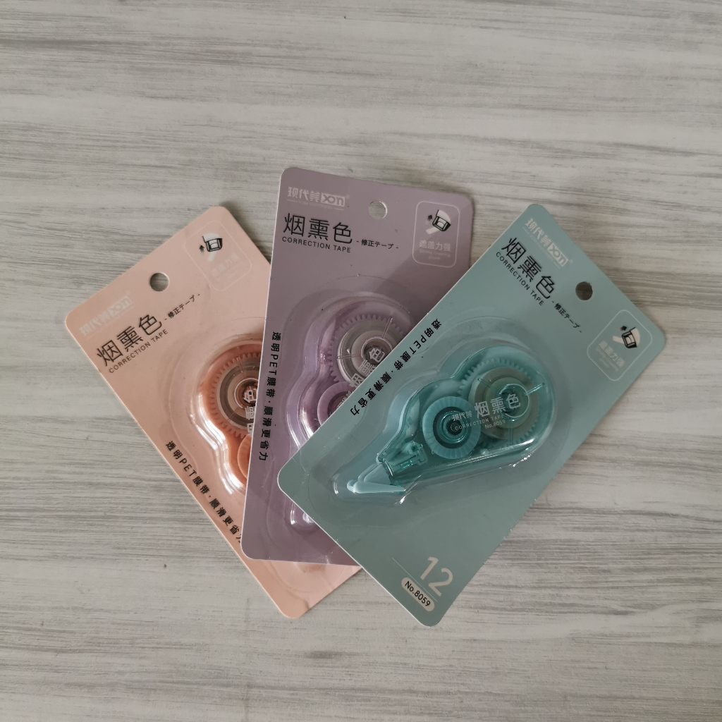 

CORRECTION TAPE PASTEL / TIPE X PITA / TIPE X KERTAS / PITA KOREKSI 12 M