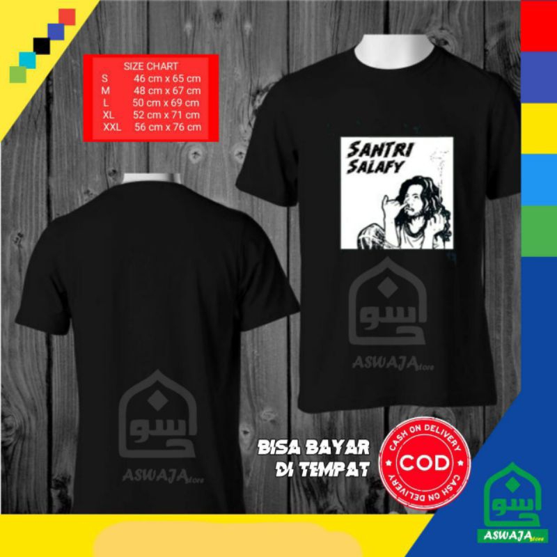 KAOS SANTRI SALAFY KAOS SANTRI TERLARIS