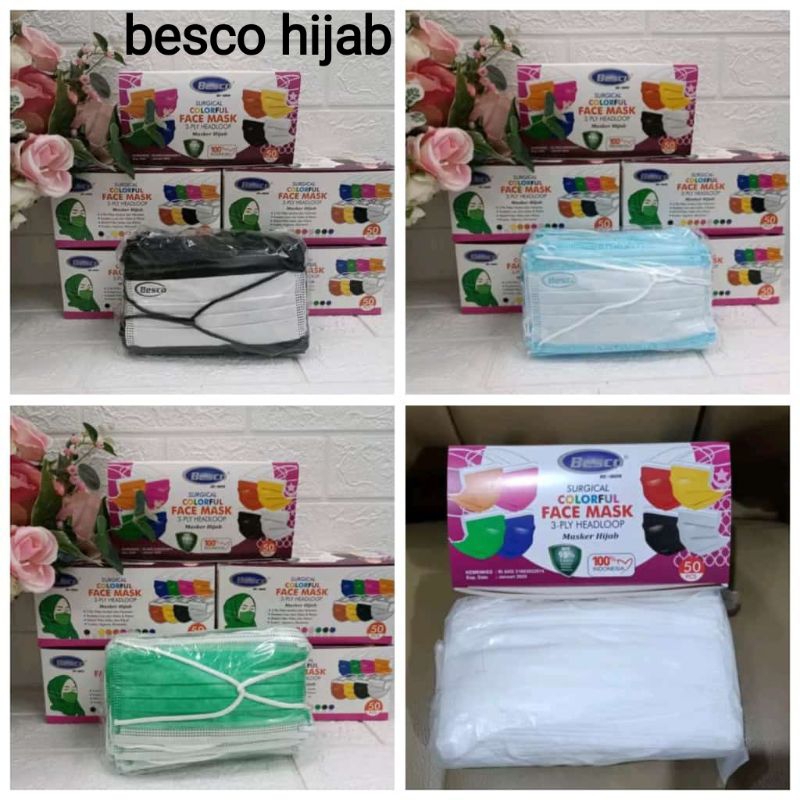 masker besco earloop hijab