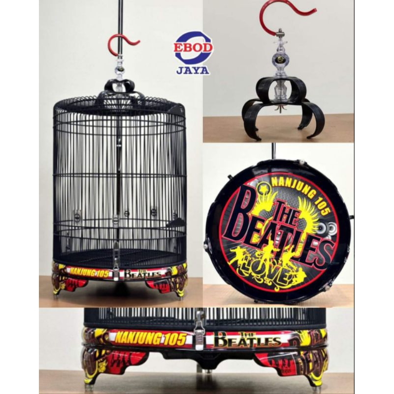 SANGKAR KANDANG EBOD JAYA MURAI PVC DECAL MUSIC No.2