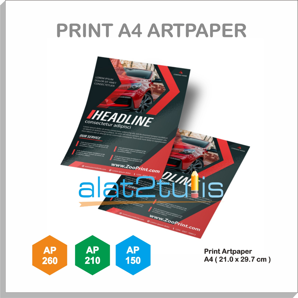 

Print A4 artpaper | Cetak warna