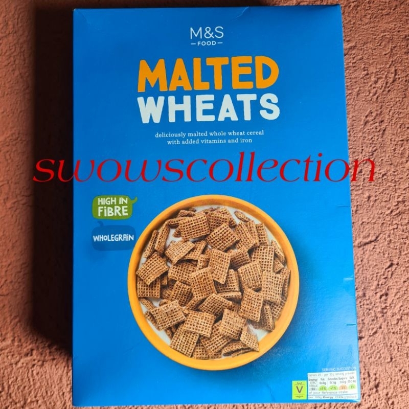 

M&S MARK MARKS & AND SPENCER MALTED WHEATS MALT WHEAT CEREAL SEREAL GANDUM