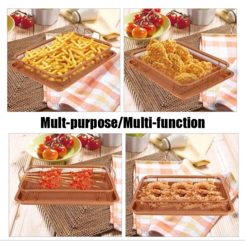 RB Nampan tirisan minyak / nampan peniris gorengan / saringan nampan tempat tirisan / tray nampan