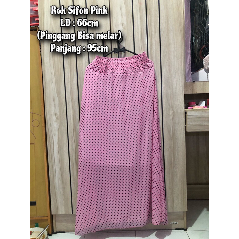 Preloved Rok Sifon Polkadot