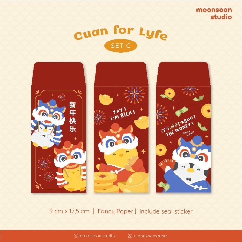 

Kertas angpao amplop imlek - CFL C