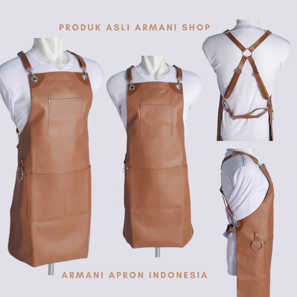 Promo CELEMEK KULIT APRON KULIT CELEMEK BARISTA APRON BARISTA CELEMEK MASAK APRON MASAK CELEMEK CAFE