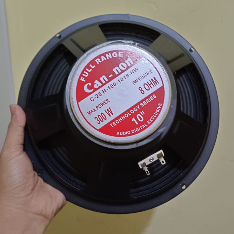 Speaker Cannon 10 Inch Full Range 300 Watt