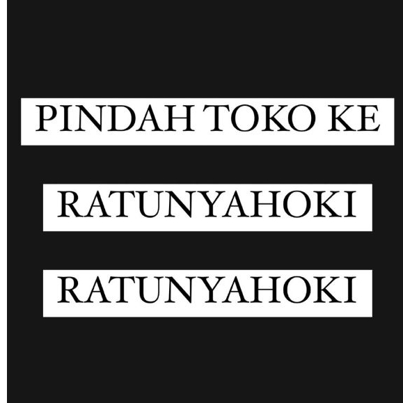 

PINDAAH TOKO KE RATUNYAHOKI