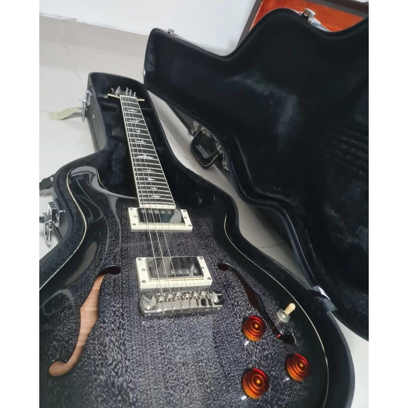 PRS SE Hollowbody Smokeburst 3755 | Gitar PRS hollowbody
