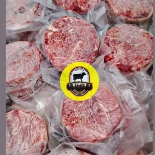 

Beef Wagyu Meltique Sirloin Tenderloin cut 100g-200g berat 1kg Termurah se shopee