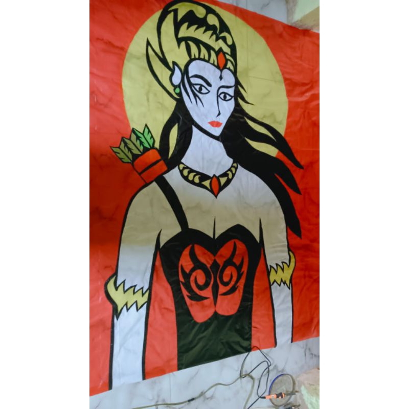 plastik gapangan motif wayangan