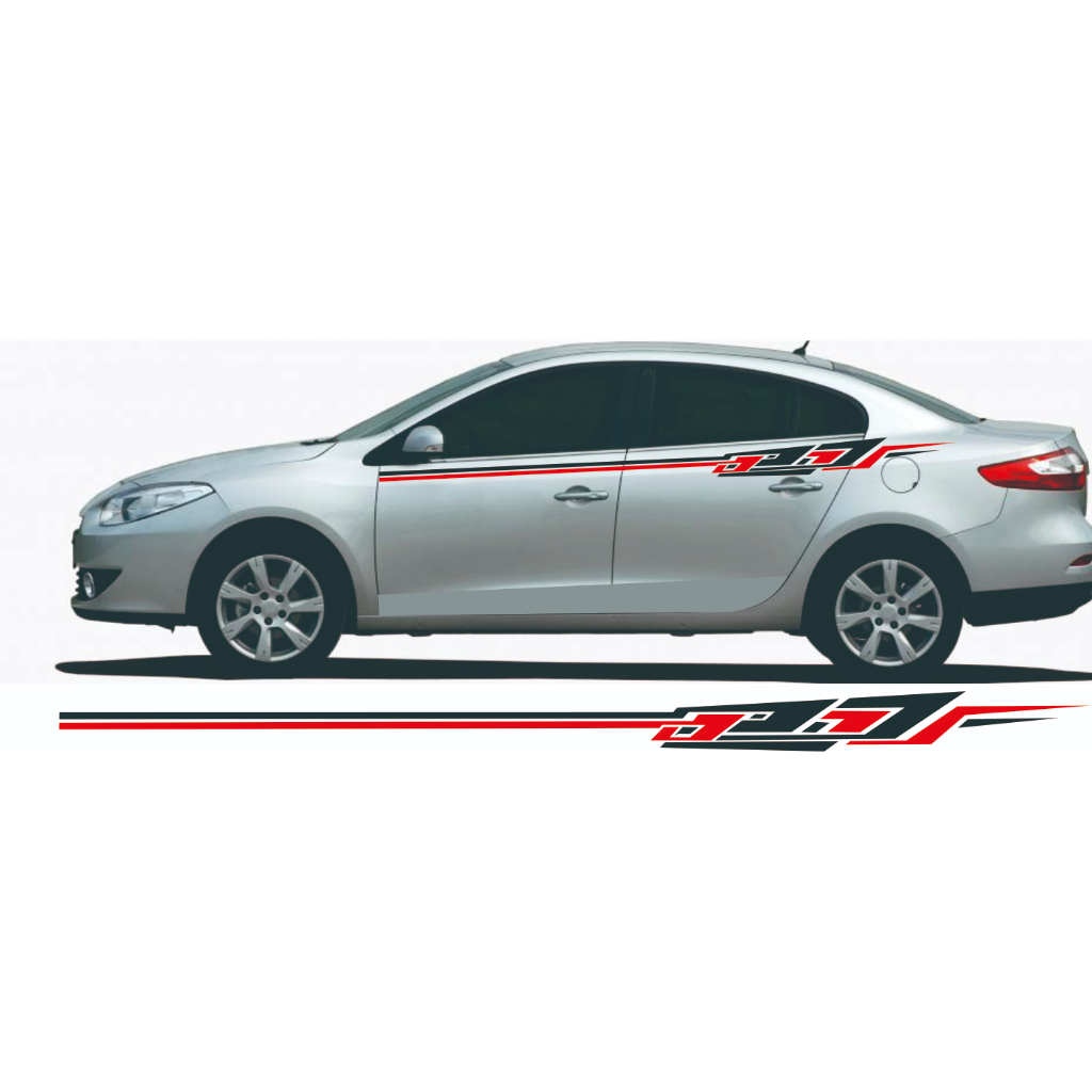 STIKER LIS STRIP MOBIL SEDAN CIVIC UNIVERSAL CUTTING 2 WARNA