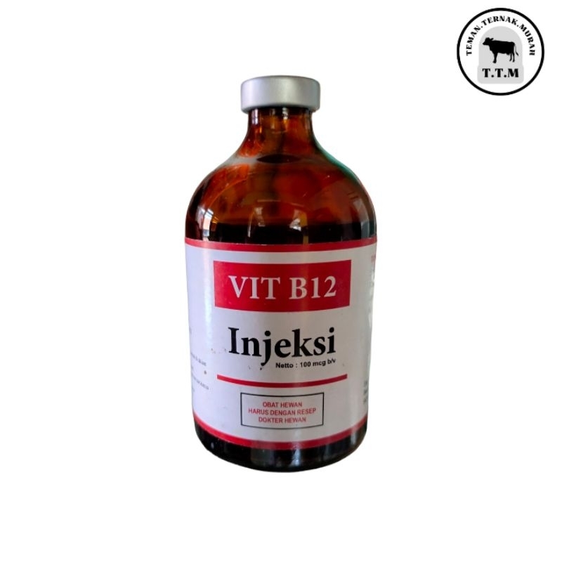 Vitamin B12 - vitamin sapi kambing - 100ml - vitamin ternak