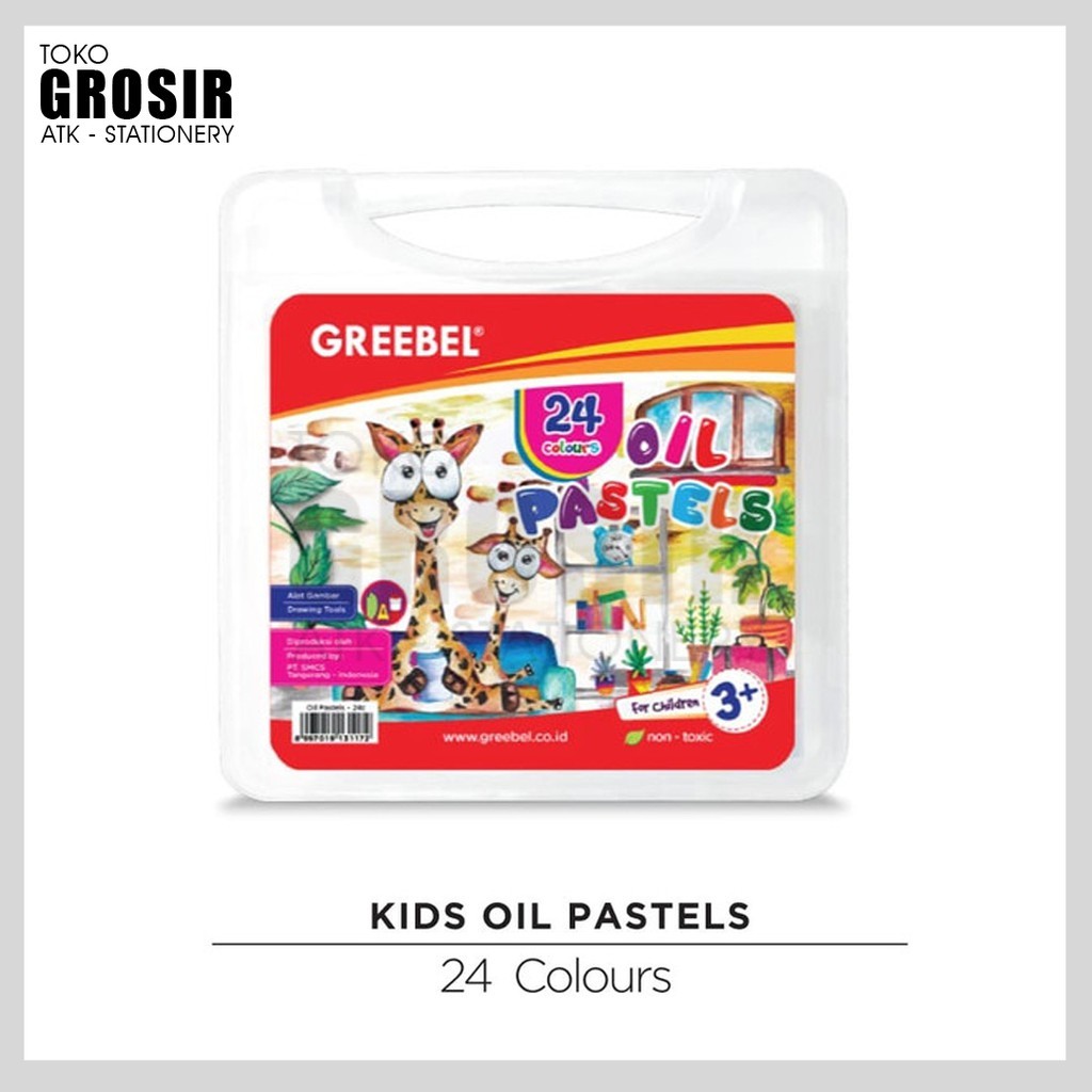 

CRAYON PASTEL GREEBEL (24 WARNA)
