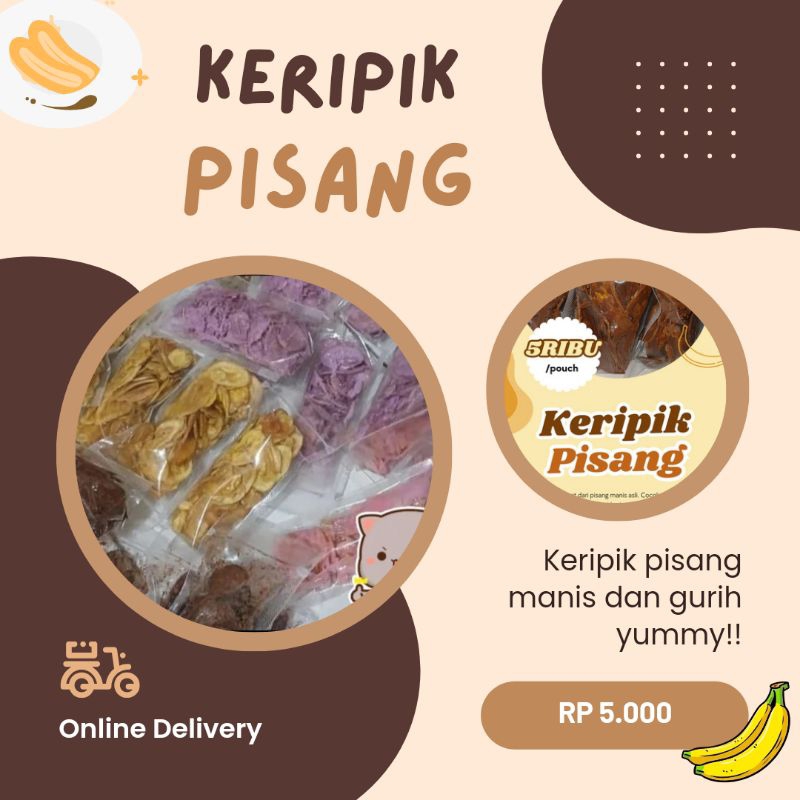

keripik pisang cemilan enak bernutrisi