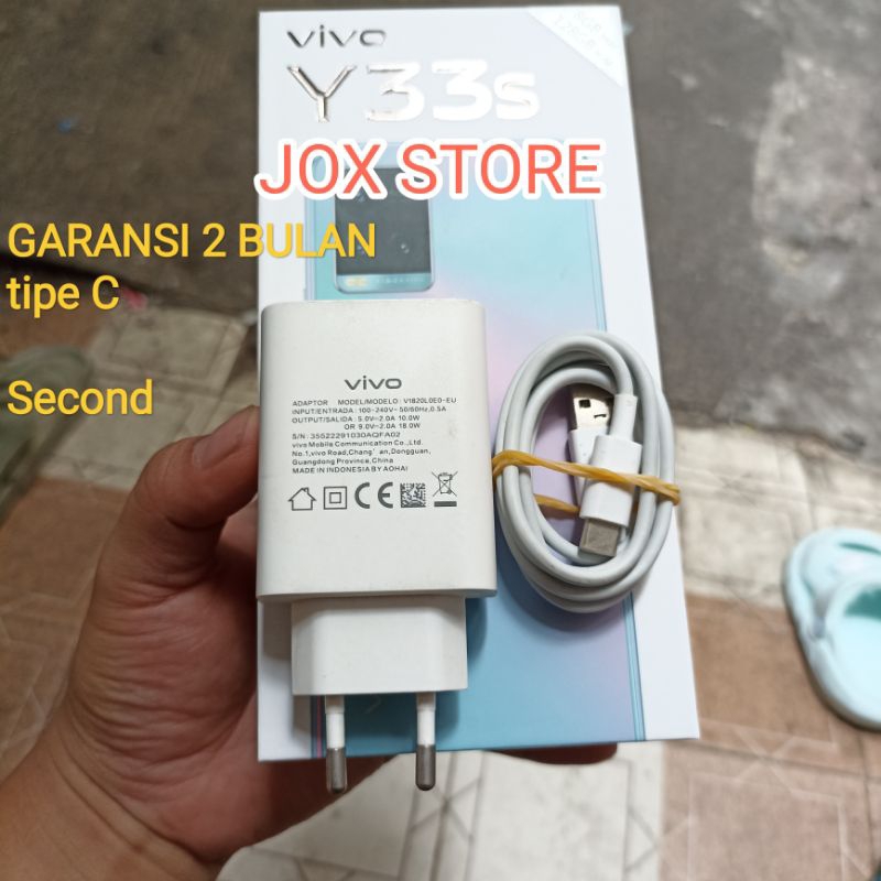 Charger Vivo Y33 Y33s Original 100% Copotan Second bawaan