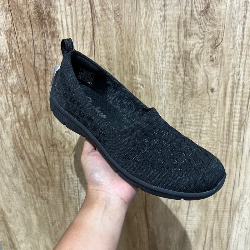 Ori Sale Sepatu slip on Skechers Hitam 100364/bkcc