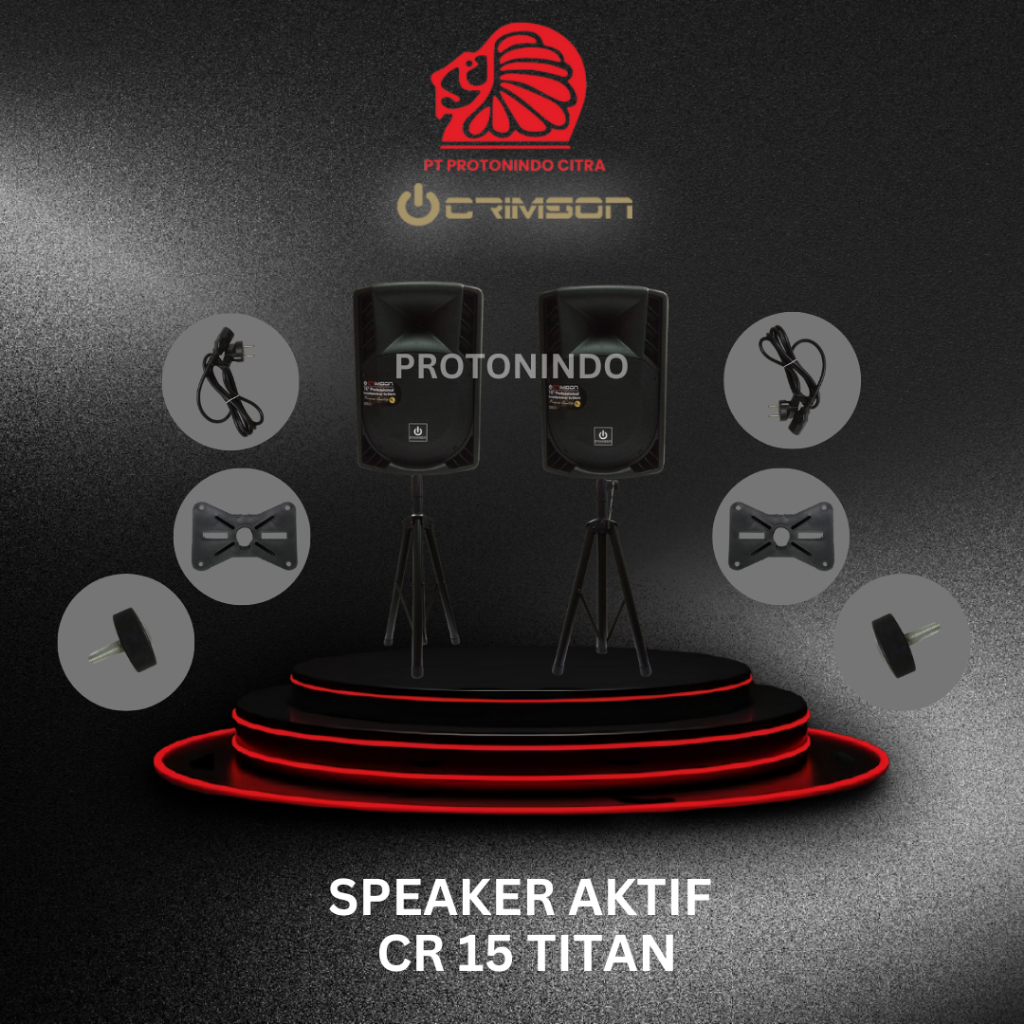 Speaker Active 15 Inch 500 Watt - Speaker Aktif Crimson CR 15 TITAN