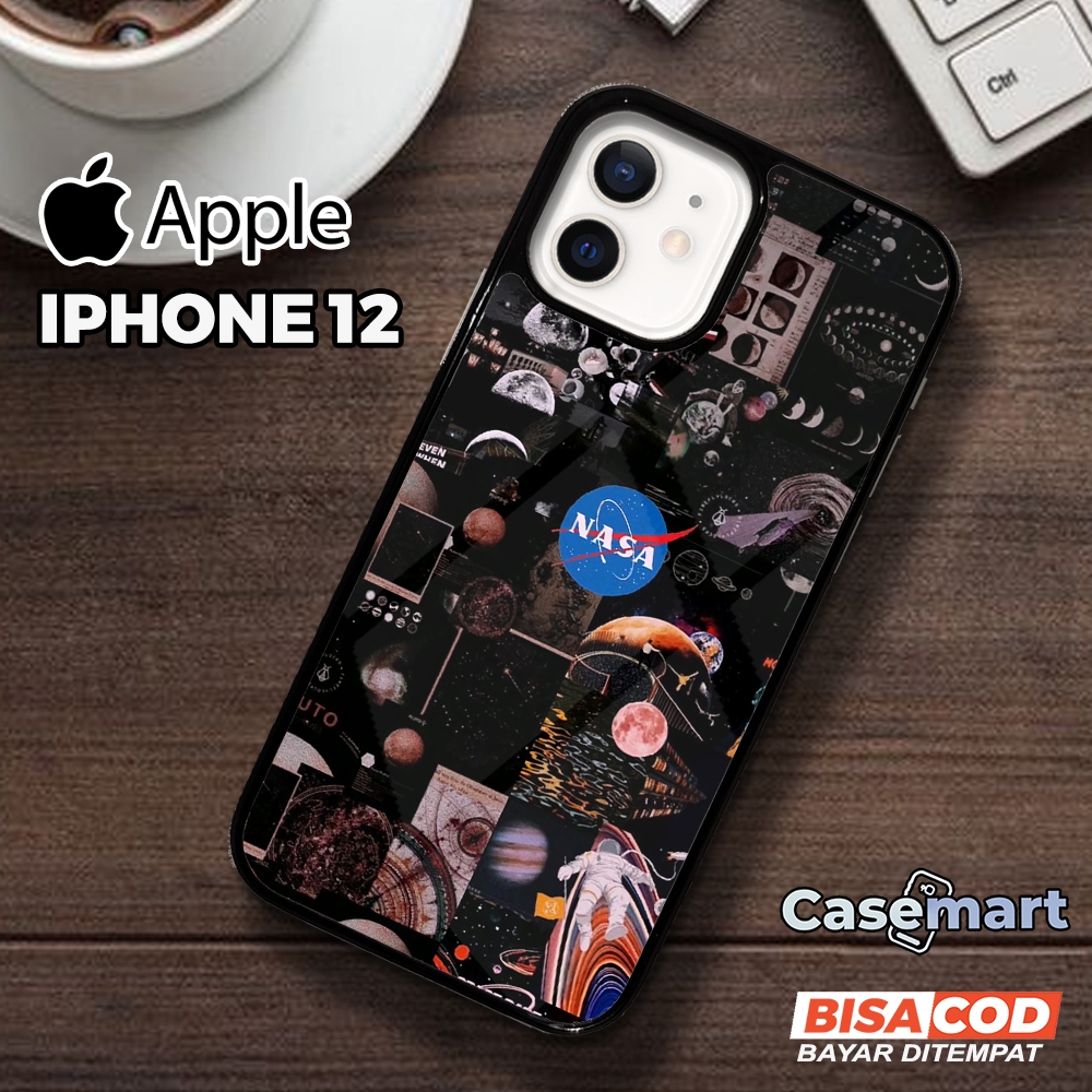 Case IPHONE 12 Casing IPHONE 12 Casemart [NASA] Case Glossy Case Aesthetic Custom Case Anime Case Hp