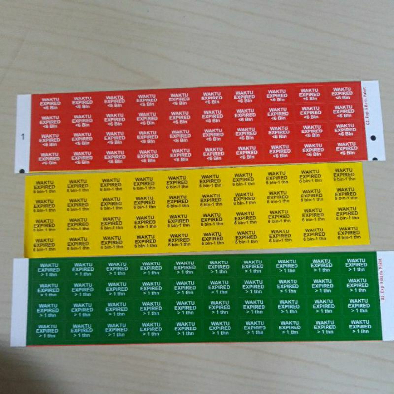 

Stiker Label Obat Expired Paket