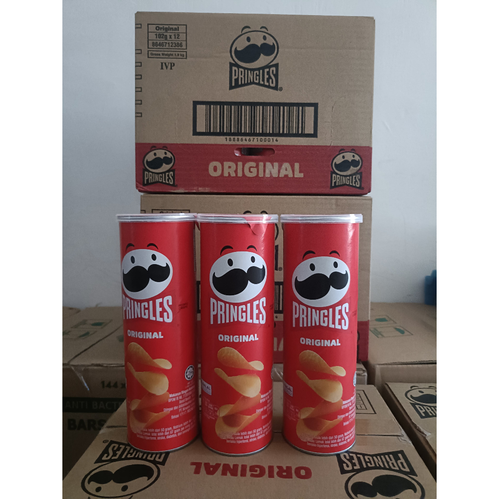

Pringles Potato Crips Original 102gr