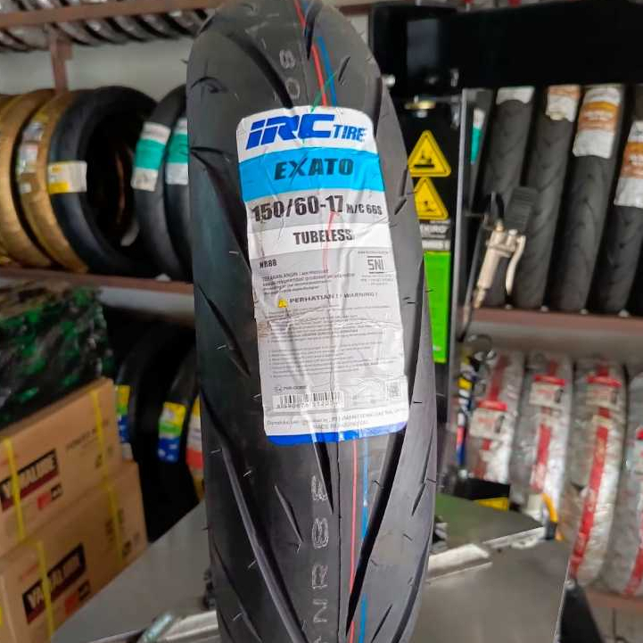 BAN LUAR IRC EXATO UKURAN 150/60-17 TUBELESS