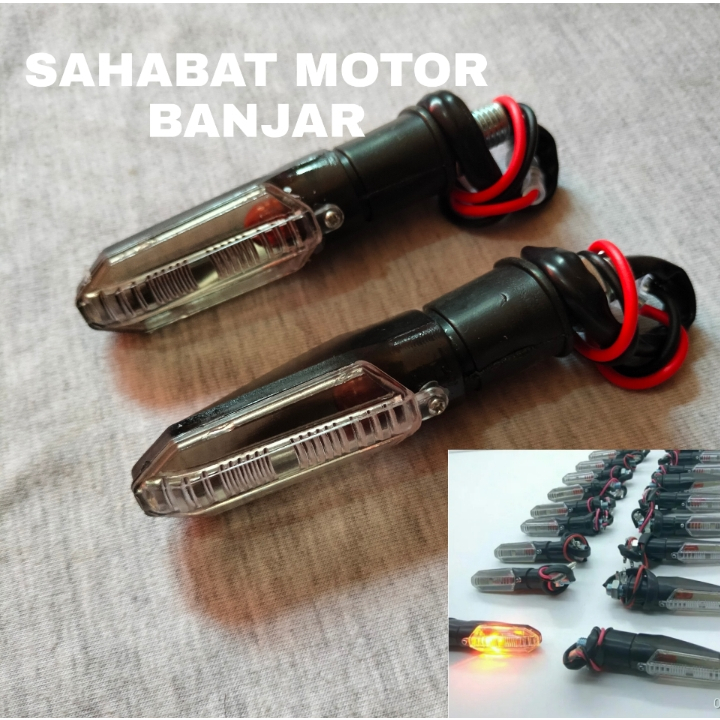 2 PCS Sein Motor Lampu Sen Variasi Model Cb 150r Mini Tst Original Universal Semua Motor Bisa