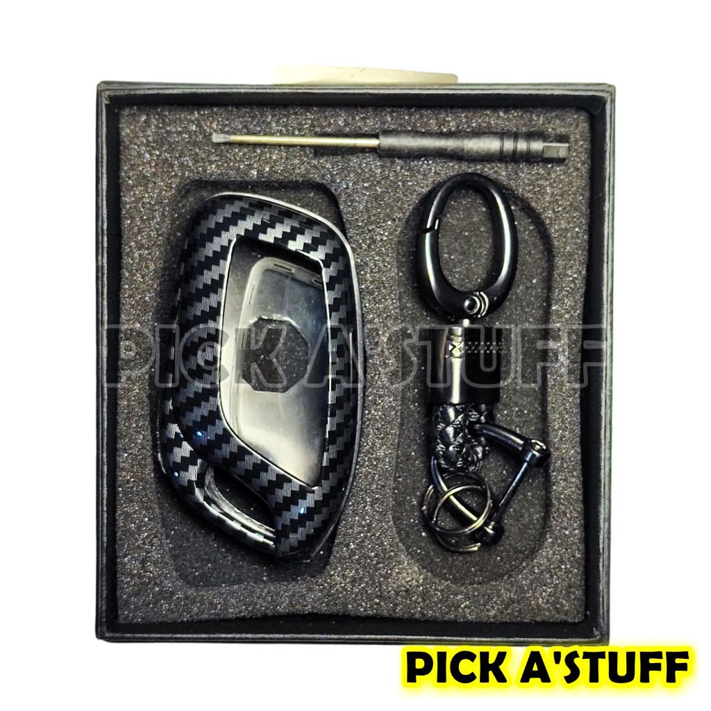 Cover Kunci Smart Key Sarung Kunci MG 5 HS Carbon Case