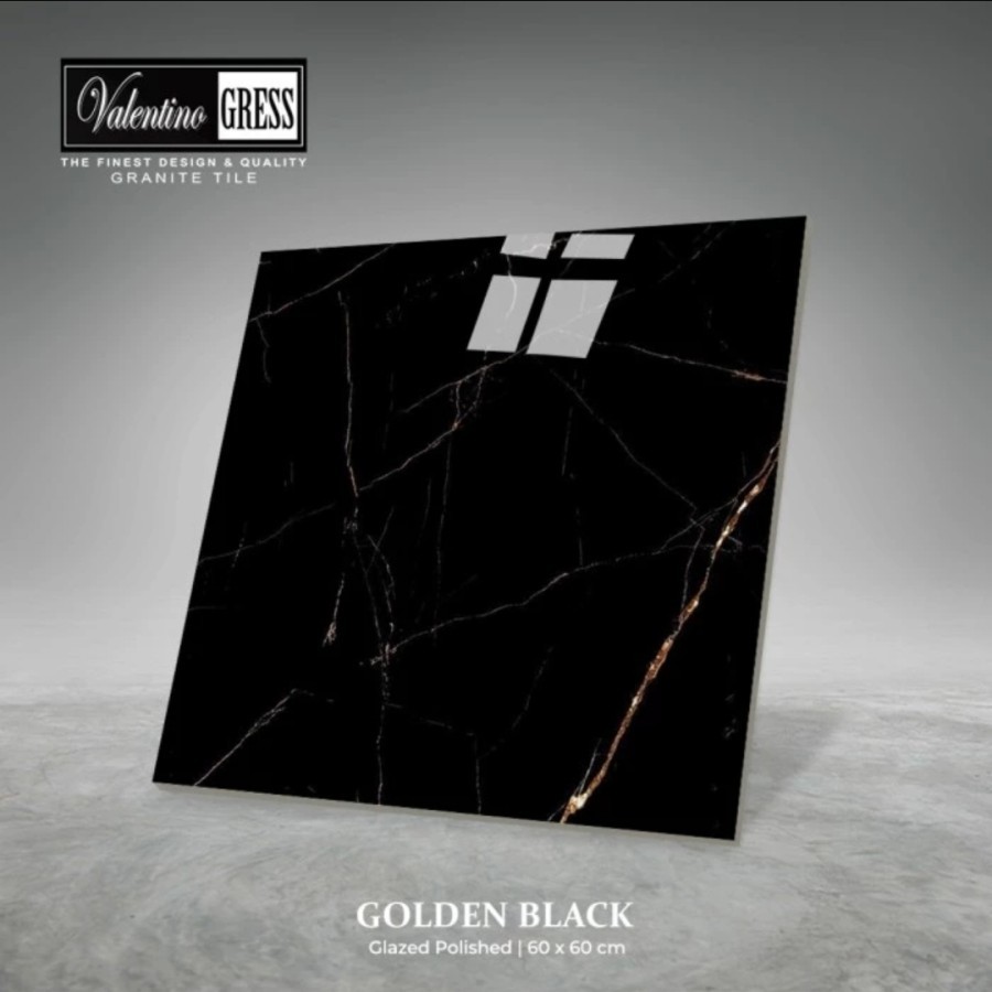Granit Valentino Gress 60x60 Golden Black
