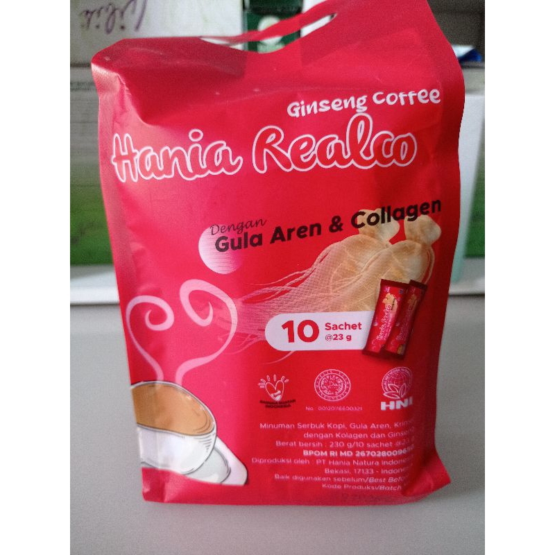 

Hania Realco & Ginseng 1 pak isi 10 sch