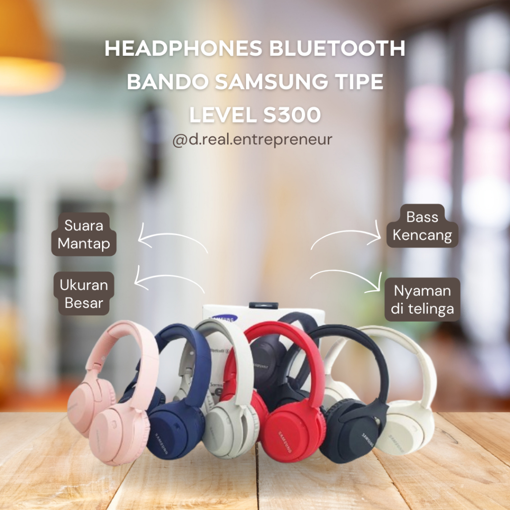 Headphone Bluetooth Samsung Level S300