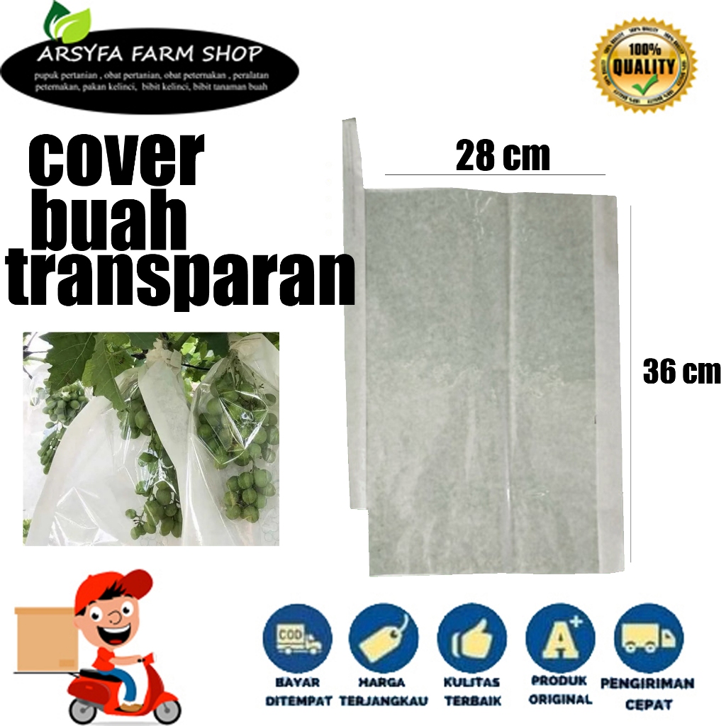 Fruit Cover Buah Anggur Transparan Anti Hama Dan Jamur Waterproof