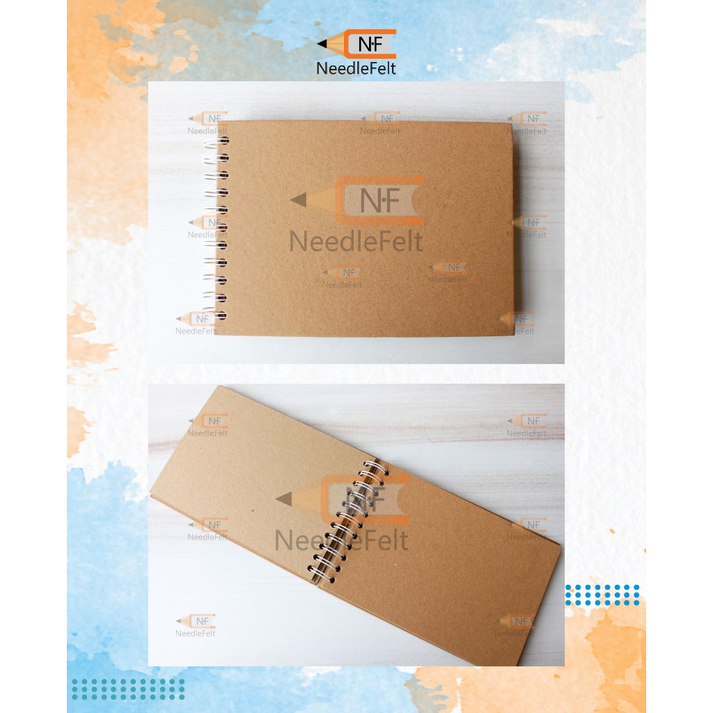 

Scrapbook A5 Hardcover polos vintage / brown paper / notebook / album foto