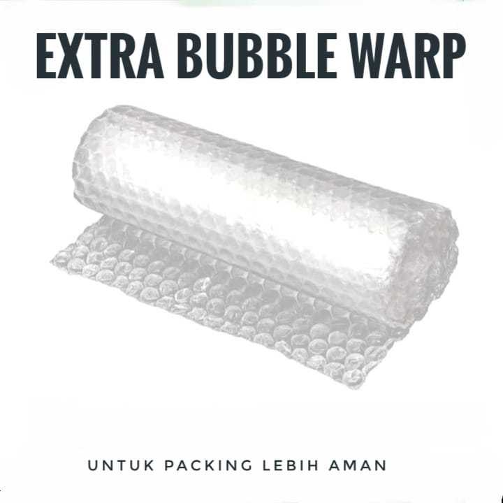 

Extra Bubble Wrap untuk tambahan packing - Pelindung produk dari benturan