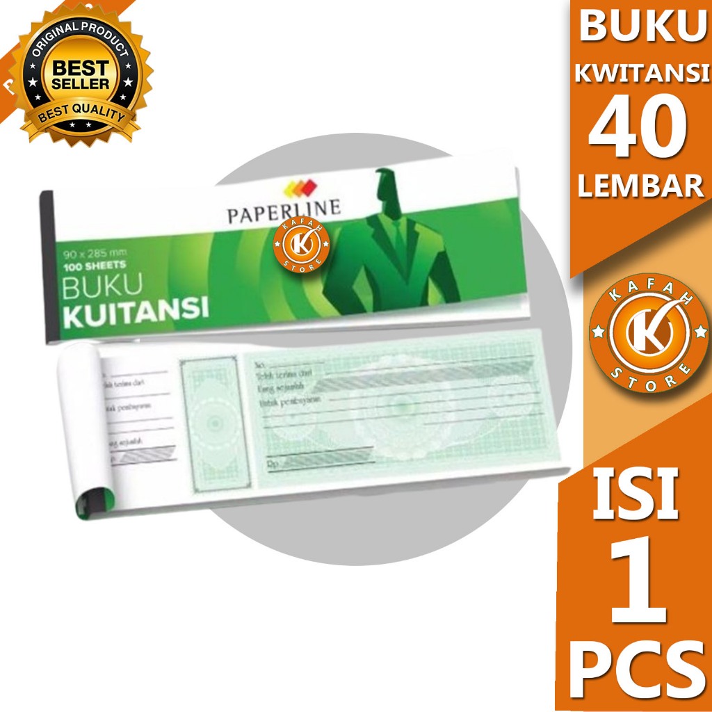 

BUKU/KERTAS KWITANSI KECIL 40 LEMBAR KAFAH STORE