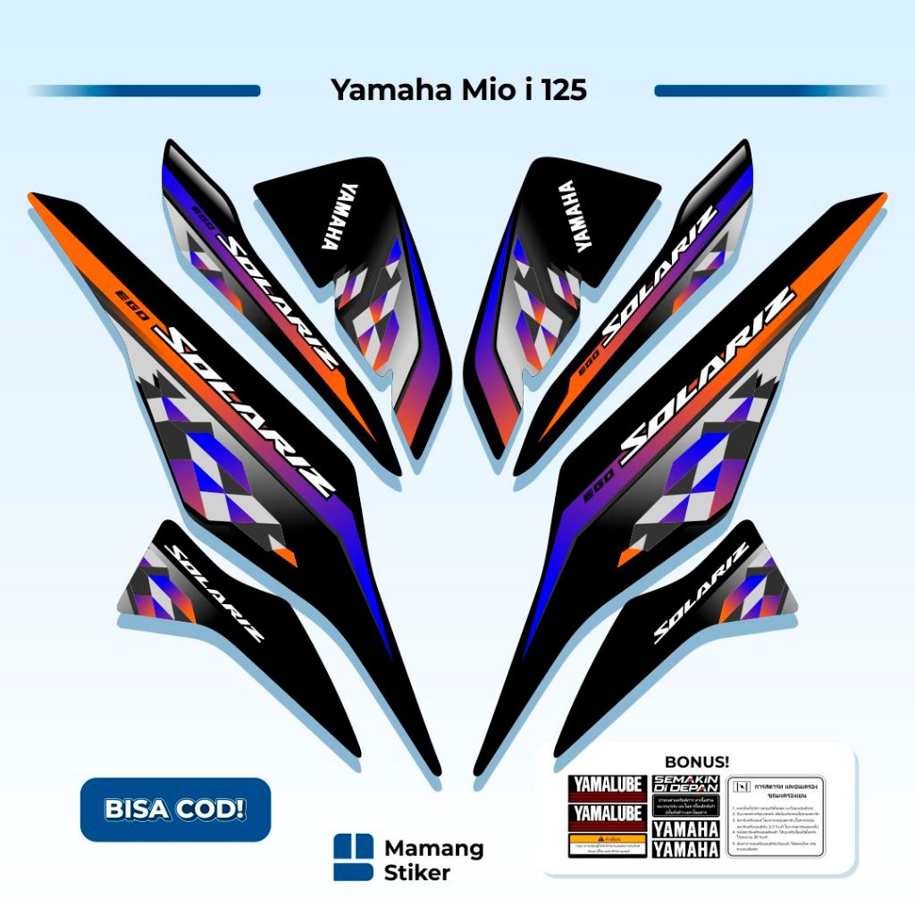 Striping Yamaha Mio M3 Variasi (7) Original Mio i 125 125i Racing 2015 2016 2017 2018 2019 2020 2021