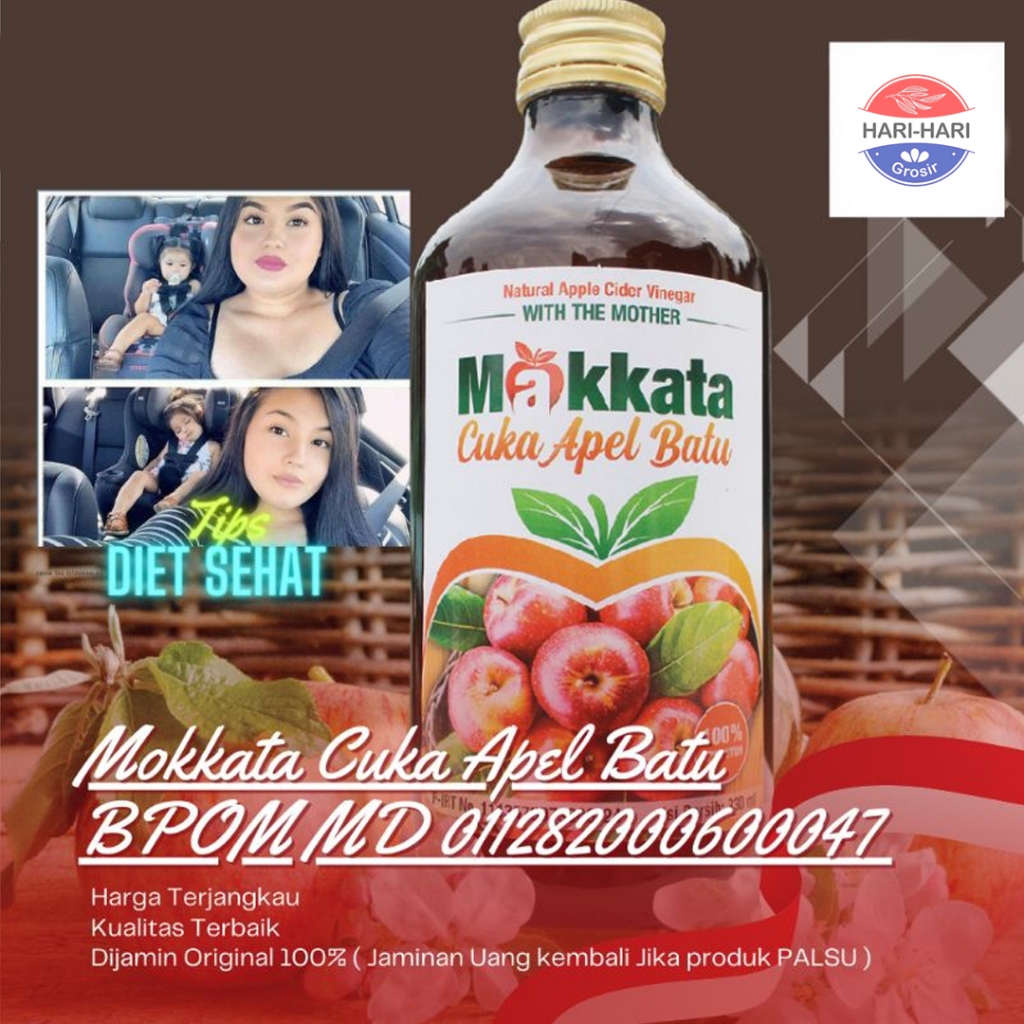 

TONER CUKA APEL MAKKATA Untuk Toner Wajah Berjerawat Dan Flek Hitam