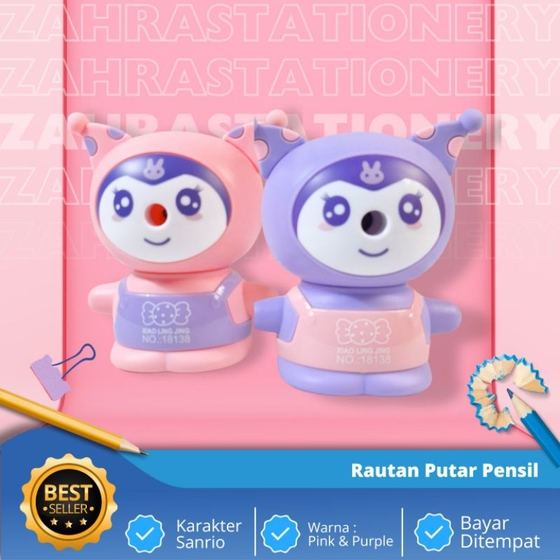 

[REAL PICT] Rautan / Orotan / Serutan Putar Pensil Kuromi