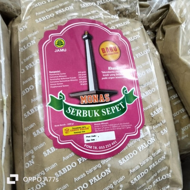 

bubuk sepet cap monas kemasan 1000gram