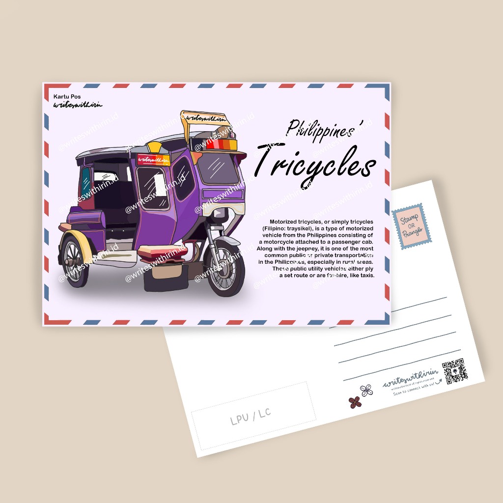 

(writeswithirin) Full Pack of the Philippines Postcard (8 Postcards)