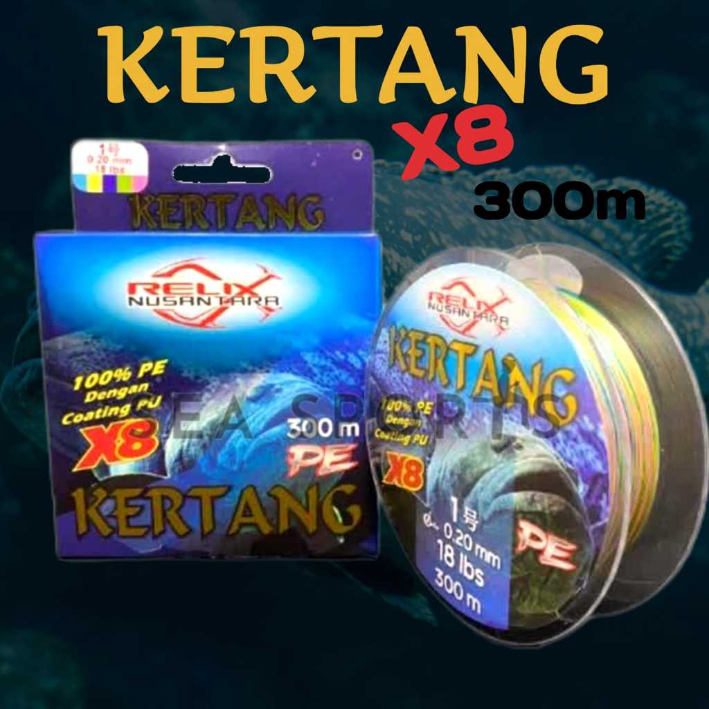 Senar PE Kertang X8 300 Meter PE Relix Nusantara