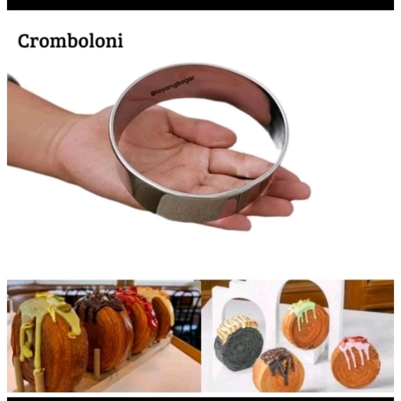 CETAKAN CROMBOLONI DIAMETER 10CM / CETAKAN BOMBOLONI / RING BURGER RING CROMBOLONI