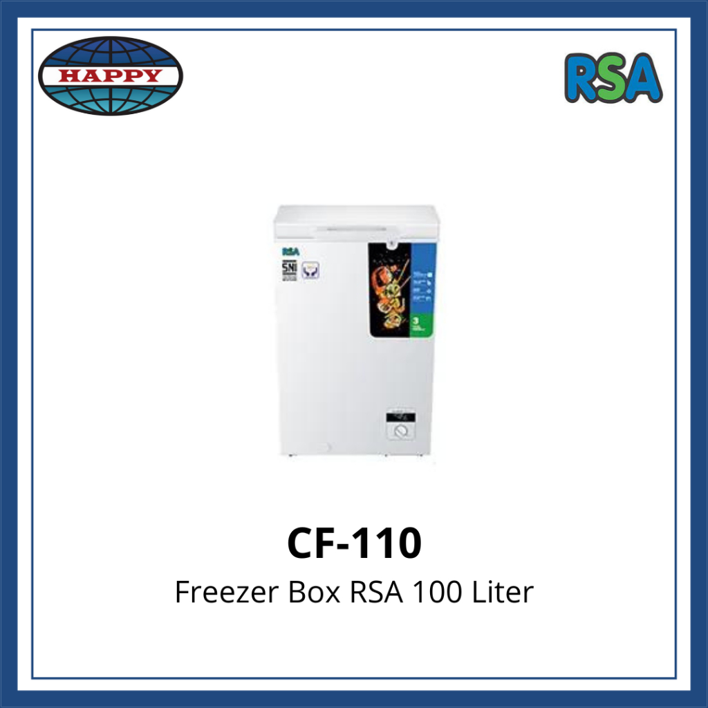 Freezer box rsa cf110 ( 100 liter ) ORI 100%
