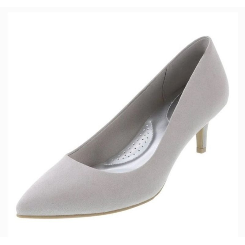 Preloved Payless Dexflex Comfort High Heels Gray Nude 8 - Sepatu Wanita Nyaman Heels ukuran 8 warna 