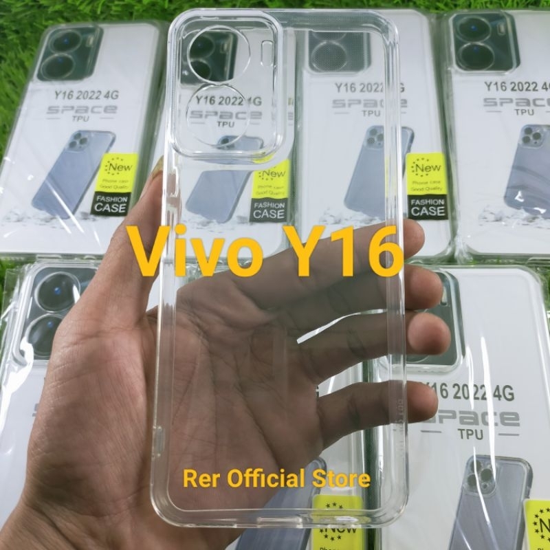 Silikon Soft case bening Space Vivo Y16 4G / Y16 5G