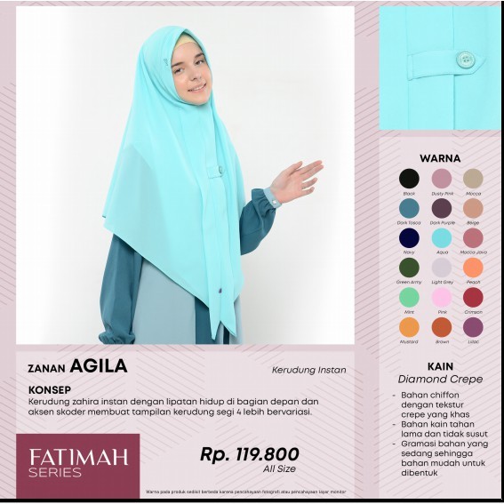 KERUDUNG INSTAN RABBANI ZANAN AGILA