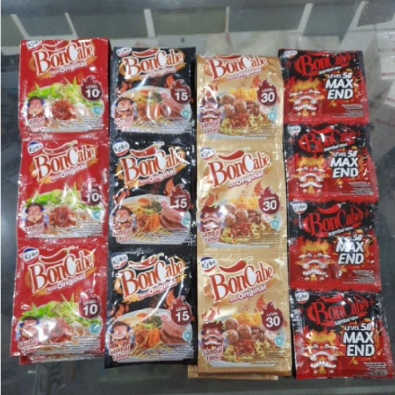 

BONCABE LEVEL 10,15,30,MAX 50 ISI 12 PCS